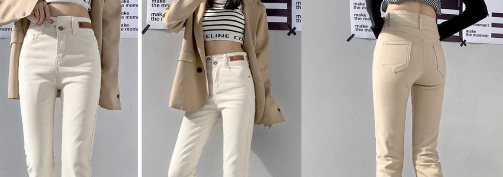 Beige-Jeans-Women-High-Waist-Vintage-Push-Up-Jeans-Easymatch-Streetwear-Korean-Denim-Ankle-Length-Pants